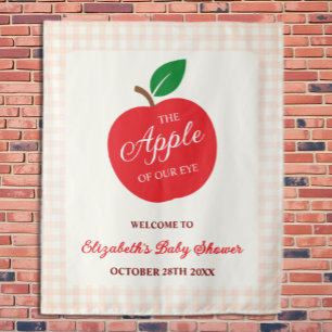 Tenture La Pomme De Notre Baby shower Oeil