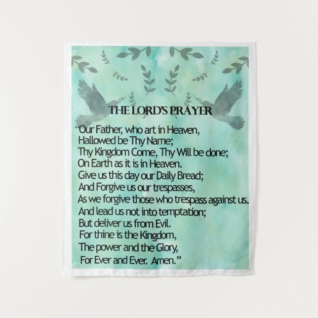 Tenture La prière du Seigneur (Devant)