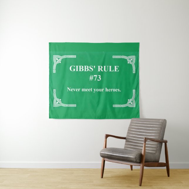 Tenture la règle 73 de Gibbs (En situation (horizontale))