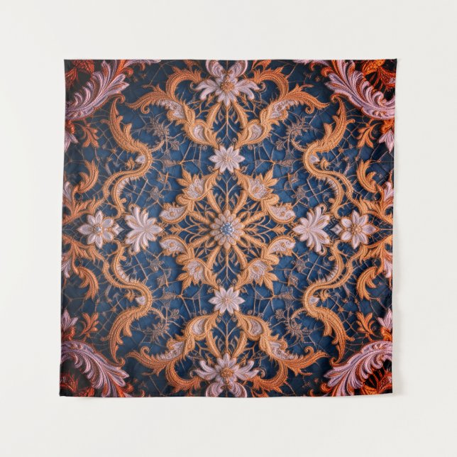 Tenture La reine Rosy Embrace (Devant (Horizontal))