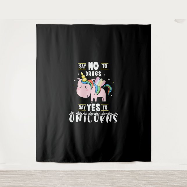 Tenture La Semaine du Ruban Rouge dire non aux drogues dir (Devant)