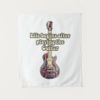 La vie commence après avoir joué de la guitare. co