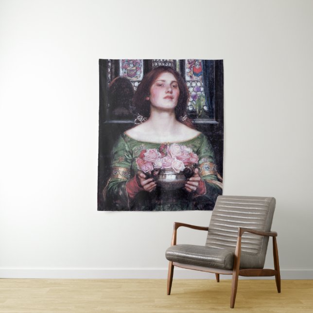 Tenture Lady and Roses, John William Waterhouse (En situation)