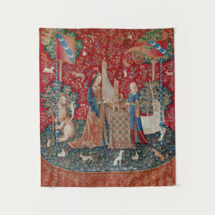 Tenture Lady and Unicorn Medieval Tapestry Hearing