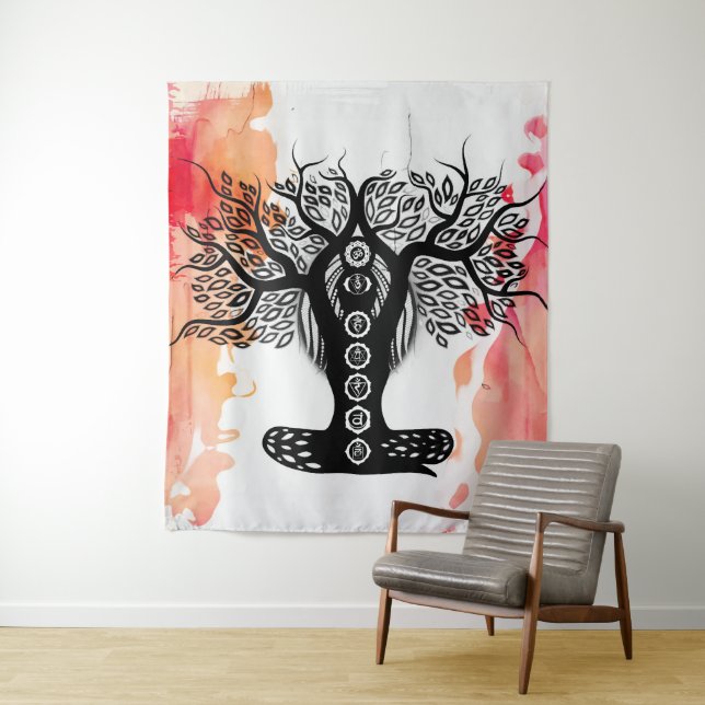 Tenture Lady Chakra Tree (En situation)