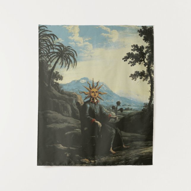 Tenture L'alchimiste qui a atteint l'illumination (Devant)