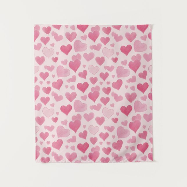 Tenture L'amour rose (Devant)