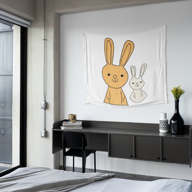 Tenture Lapin de Pâques (Créateur téléchargé)