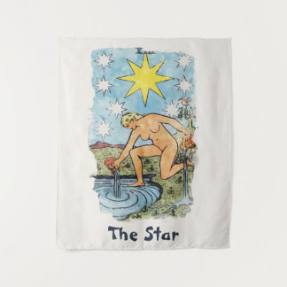 Tenture L'Aquarelle de la carte Star Tarot