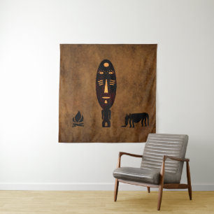 Tenture L'art tribal africain Abstrait