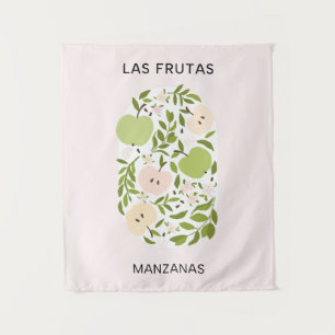 Tenture Las Frutas : Manzanas - marché aux pommes