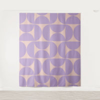Lavande Motif moderne du milieu du siècle