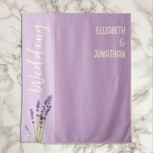 Tenture Lavender Love Mariage
