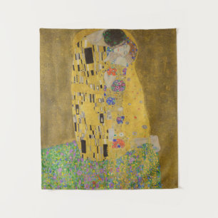 Tenture Le Baiser, peinture à l'huile Art Nouveau, Gustav 