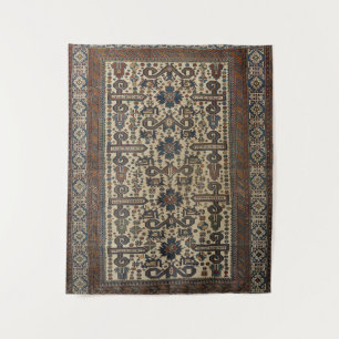 Tenture Le beige Brown du Caucase oriental Turquoise 