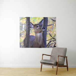 Tenture Le cerf dans les bois