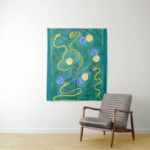 Tenture Le chaos primitif par Hilma af Klint