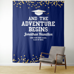 Tenture Le commencement de l'aventure Fond de décor pour f