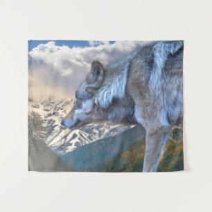 TENTURE LE LOUP SEUL SURPLORE LA LIBERTÉ