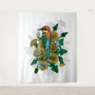Tenture Le mangeur d'abeilles avec le pendentif d'or