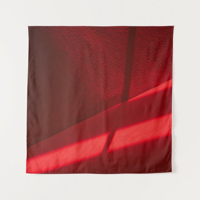 Tenture Le textile rouge en gros plan (Devant)