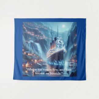 Tenture Le voyage éternel de l'amour"