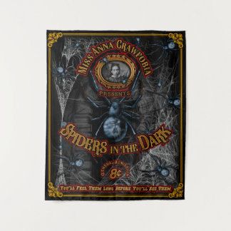 Tenture Les araignées d'Anna Crawfobia dans le sombres Sid