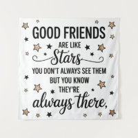 Les bons amis sont comme des étoiles Citation Insp