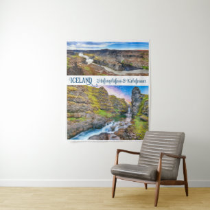 Tenture Les chutes d'Islande