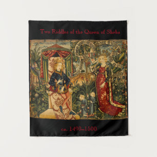 Tenture Les deux énigmes de la reine de la Renaissance de