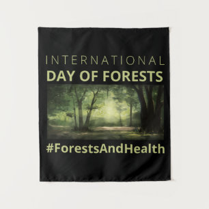 Tenture Les forêts et la santé Journée internationale des 