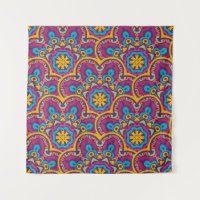 Les mandalas tribaux sans couture ethnique indiens