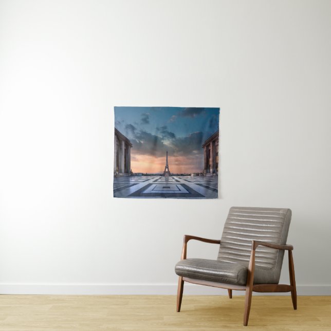 Tenture Les monuments | La Tour Eiffel (En situation (horizontale))