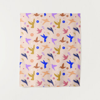 Tenture Les oiseaux dans l'air