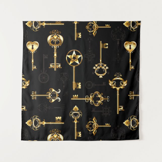 Tenture Les Patters de Seamless avec Golden Keys (Devant)