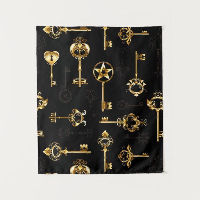 Tenture Les Patters de Seamless avec Golden Keys (Devant)