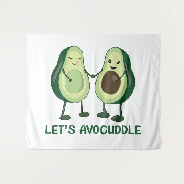 Tenture Let's Avocat (Devant (Horizontal))