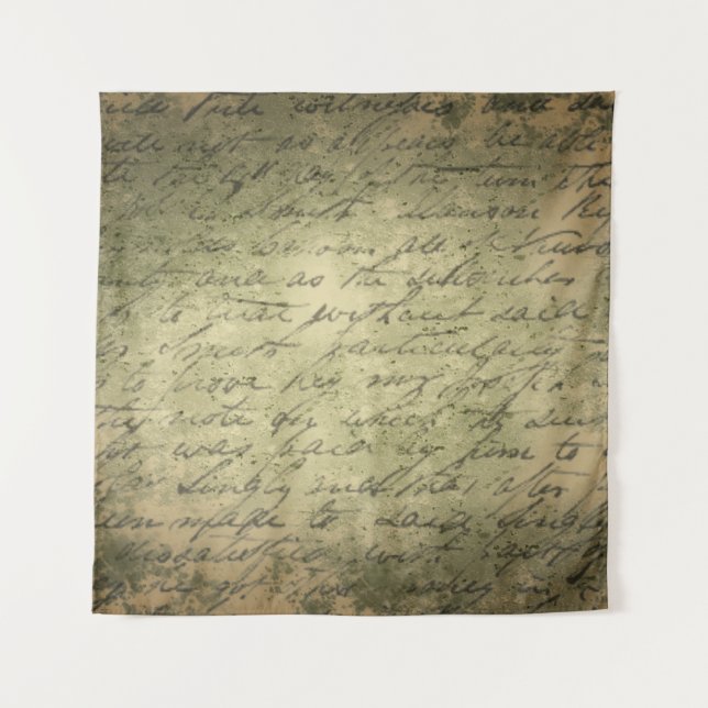 Tenture Lettre d'écriture papier papier (Devant)