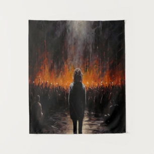 Tenture L'extérieur : Art Abstrait dramatique