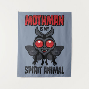 Tenture L'homme papillon est mon animal spirituel