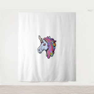Tenture Licorne Punk Drôle Ironique Cool Licorne Punk Rock