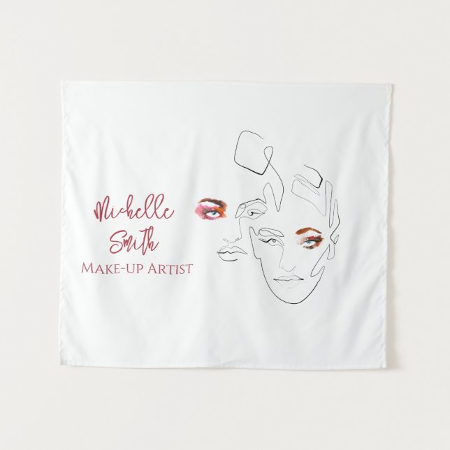 Tenture Ligne art Mode maquillage, maquillage marque artis (Devant (Horizontal))