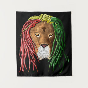 Tenture Lion Rastafari
