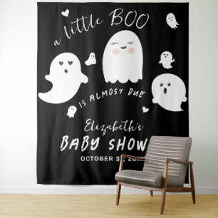 Tenture Little Boo est attendu Ghost Halloween Baby shower