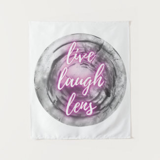 Tenture Live Laugh Lens Tapestry