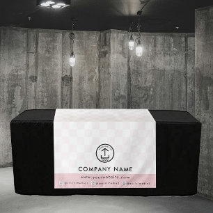 Tenture Logo de fournisseur damier Pop Up Shop chemin de t