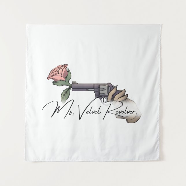 Tenture Logo de la marque Ms. Velvet Revolver 2025 (Devant)