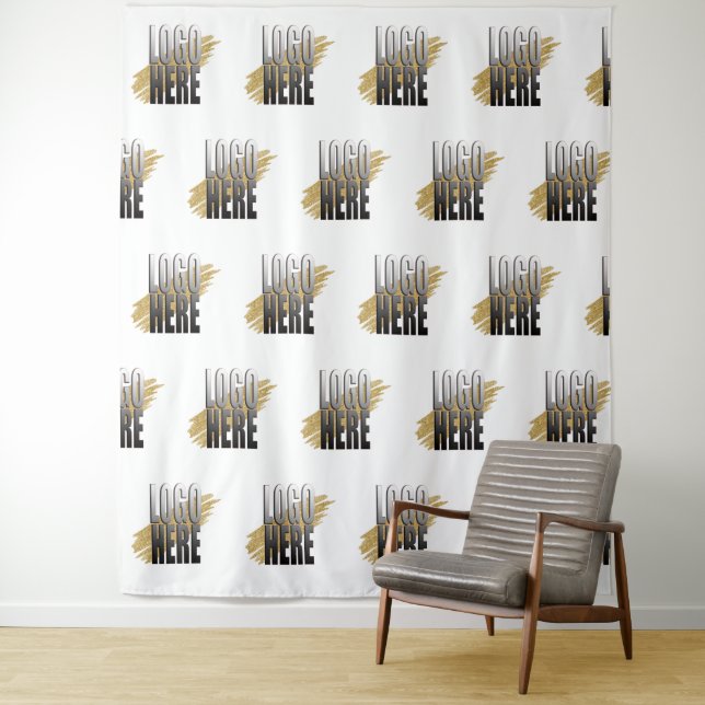 Tenture Logo de l'entreprise professionnelle sur promotion (En situation)