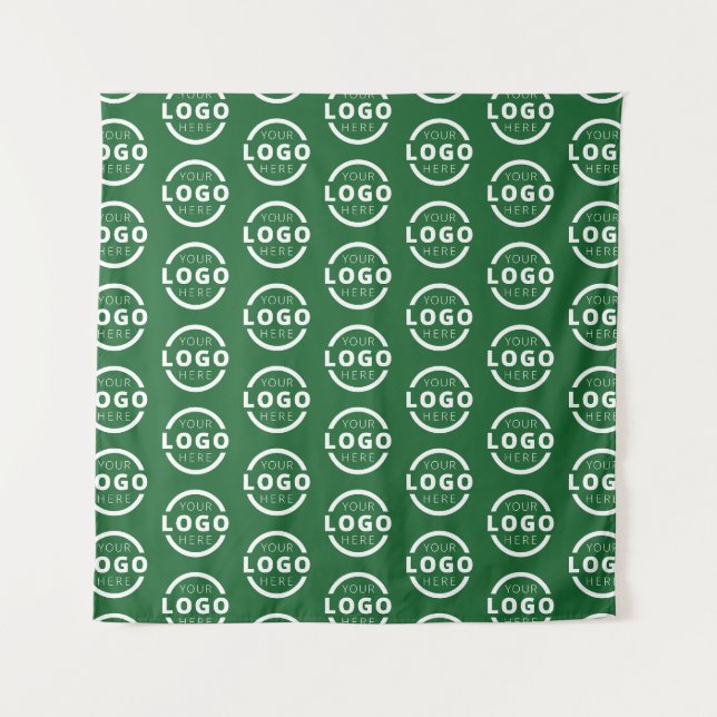 Tenture Logo de l'entreprise Toile de fond de visioconfére (Devant)