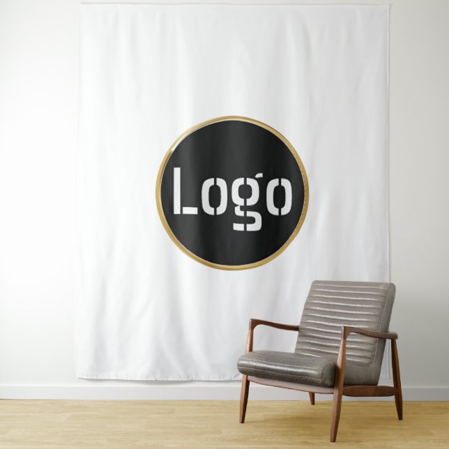 Tenture Logo d'entreprise | Dossier photo blanc profession (En situation)